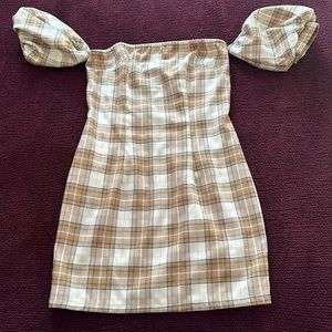 Plaid Mini Dress